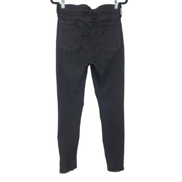 Rag & Bone Women's High Rise Slim Fit Skinny Stretch Black Wash Jeans Size 28 - Picture 5 of 5